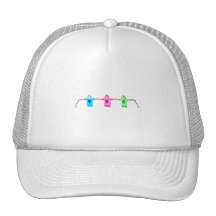 Bracelet de perle formé par bébé casquettes de camionneur