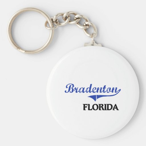 Bradenton Florida Stadt-Klassiker Schlüsselanhänger
