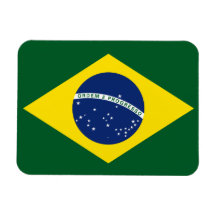 Brasilien-Flagge Magnet