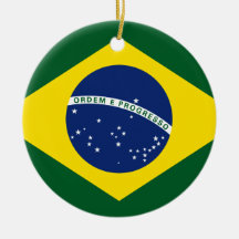 Brasilien-Flagge Ornamente