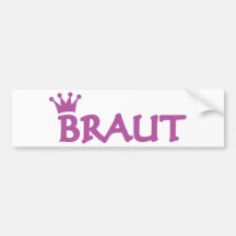 Braut Ikone Autoaufkleber