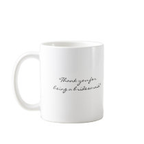 Brautjungfer Geschenk-Becher