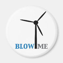 brennen Sie mich Windkraftanlage durch Magnete