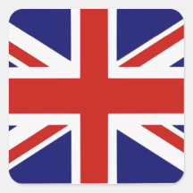 Britische Flagge Quadratsticker