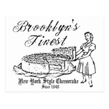 BROOKLYN-KÄSEKUCHEN POSTKARTEN