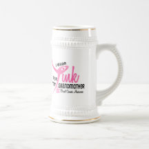 BRUSTKREBS trage ich Rosa für meine Großmutter 41 Teetasse