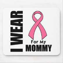 Brustkrebs trage ich Rosa für meine Mama Mousepad