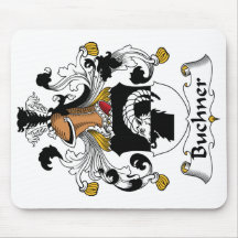 Buchner Family Crest Mousepads