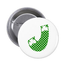 Buchstabe J Anstecknadelbutton