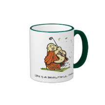 Buddha-Golf-Becher - besonders angefertigt Tee Tasse