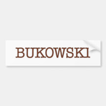 Bukowski Autocollants Pour Voiture