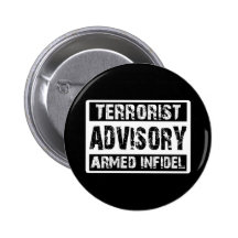 Bulletin de renseignements de terroriste badges avec agrafe