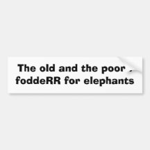 Bumpersticker Anti-RR Adhésifs Pour Voiture