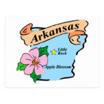 Bunte Arkansas-Karten-Geschenke und T-Shirts Postkarten