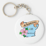 Bunte Arkansas-Karten-Geschenke und T-Shirts Schlüsselband