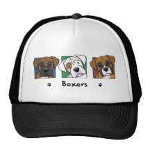 Bunte Cartoon-Boxer Baseballcap