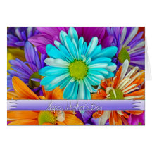 Bunte Gänseblümchen für Mamma Karten