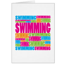 Bunte Schwimmen Karten