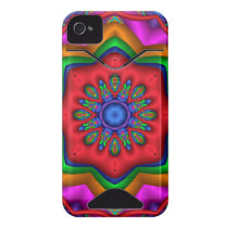 Bunter abstrakter Kaleidoskop iPhone 4 Kasten