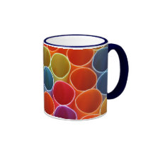 Bunter Stroh-Becher Kaffee Tassen
