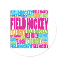 Buntes Feld-Hockey