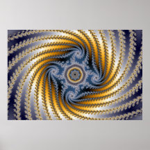 Buntglas Poster