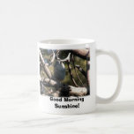 büscheliger Titmouse, guter Morgen-Sonnenschein! Tee Tassen