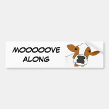 CA, MOOOOOVE ENTLANG Autoaufkleber