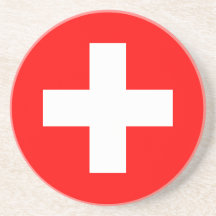 Caboteur de drapeau de la Suisse Dessous De Verres
