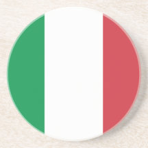 Caboteur de drapeau de l'Italie Dessous De Verre