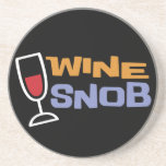 Caboteur de snob de vin dessous de verres