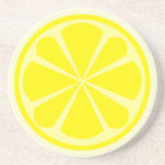Caboteur de tranche de citron dessous de verres