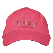 Cadeau de mariage de partie de demoiselle d'honneu chapeaux brodés