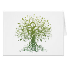 Cadeau de yoga d'esprit cartes de vœux