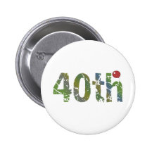 Cadeaux d'anniversaire de ballon de partie quarant badges