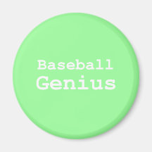 Cadeaux de génie de base-ball aimants