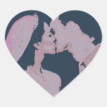Cadeaux de mariage royaux/Kate et William Adhésif