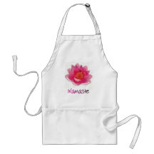 Cadeaux de yoga de "Namaste" de fleur de Lotus Tablier