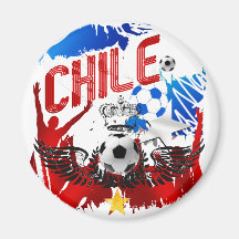 Cadeaux grunges de football du football d'art de R Magnets Pour Réfrigérateur