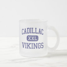 Cadillac Wikinger mittleres Cadillac Michigan Tee Tasse
