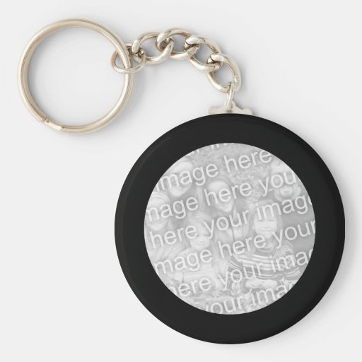 Cadre noir Keychain Porte-clef