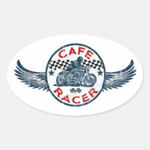 Café-Rennläufer Sticker