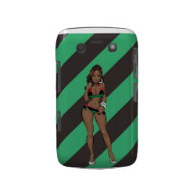 Caisse audacieuse de Blackberry de modèle africain Coques Blackberry Bold