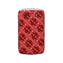Caisse audacieuse rouge de Blackberry de concepteu Coques Blackberry