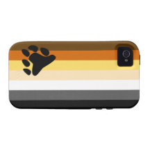 Caisse de drapeau d'ours coques Case-Mate iPhone 4