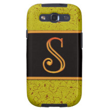 Caisse de la galaxie S 3 de la LETTRE S Samsung