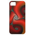 Caisse rouge des noeuds iPhone5 Coque Case-Mate iPhone 5
