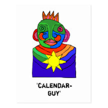 "calendrier-guy' carte postale