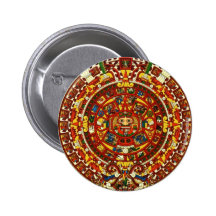 calendrier maya pin's avec agrafe