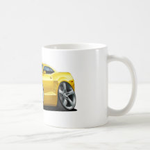 Camaro Gelb-Schwarzes Auto 2010-12 Tee Tassen